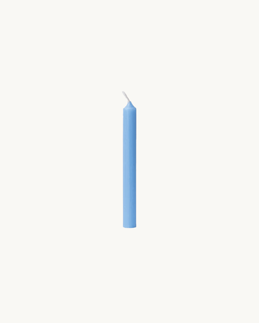 Beeswax Candles Box of 12 Blue