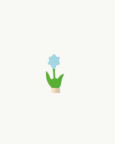 Decorative Figure Blue Flower