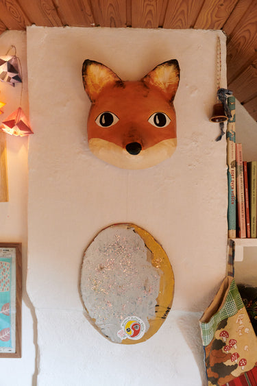 Papier-mâché Mask Fox