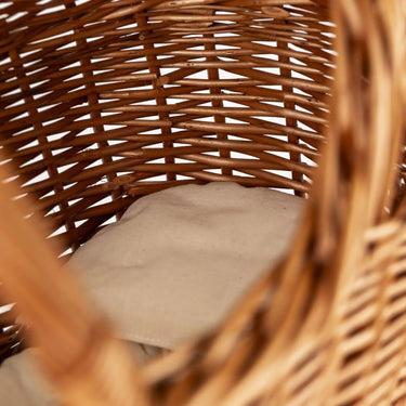 Wicker Doll Pram