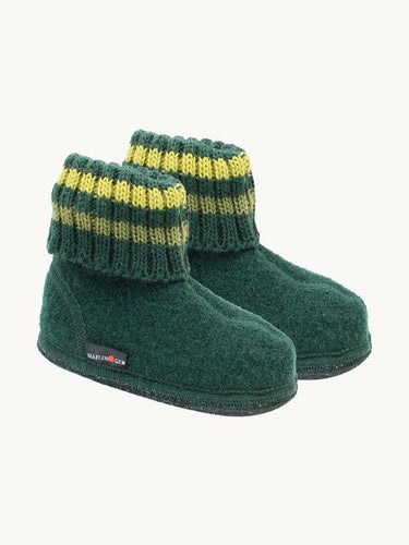 Wool Indoor Shoes Green