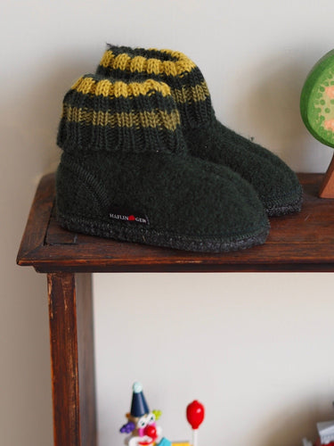 Wool Indoor Shoes Green