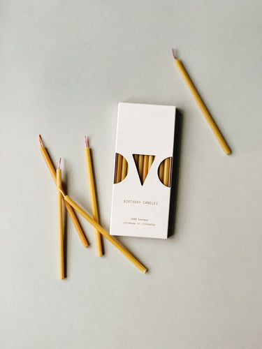 Beeswax Candles in Box of 10 from Ovo Things