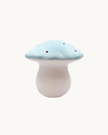 Large Mushroom Lamp Blue