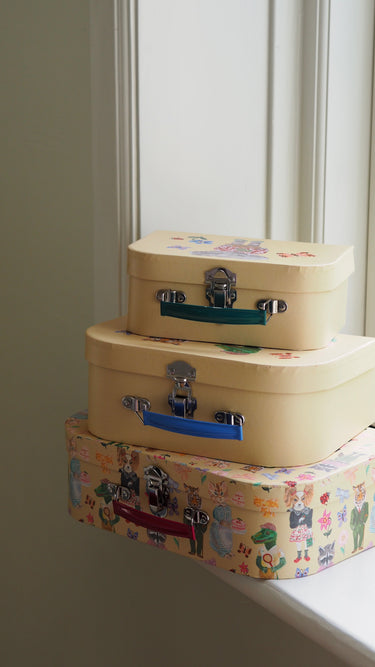 Nathalie Lété Suitcase Set Cream