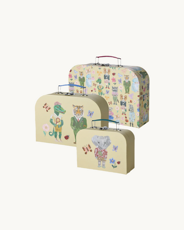 Nathalie Lété Suitcase Set Cream