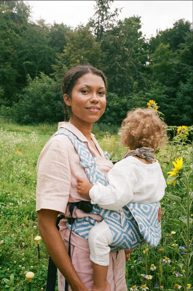 Baby Carrier Blue Mosaic