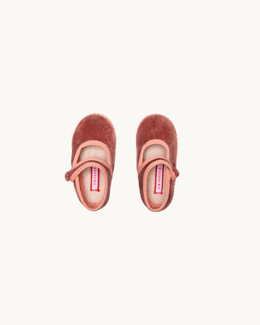 Baby Velvet Shoes Pink