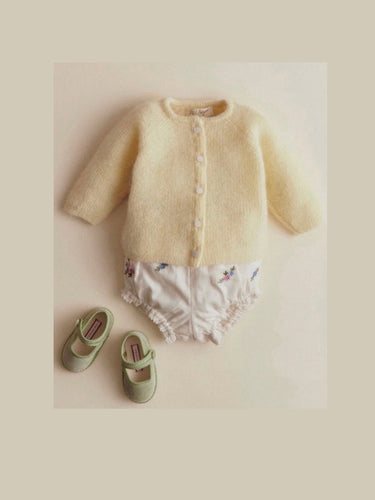 Baby Velvet Shoes Sage