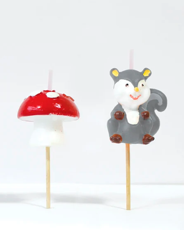 Cake Candles Woodland
