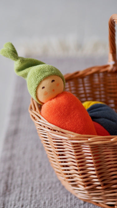 Carrot Rattle Doll