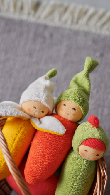 Carrot Rattle Doll