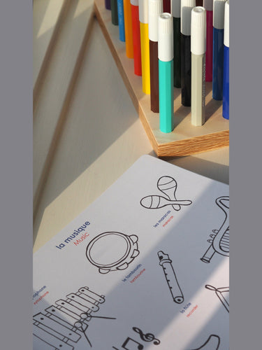 Colour-in Picture & Stickers Book