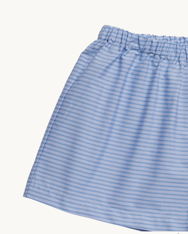 Cotton Shorts Light Blue