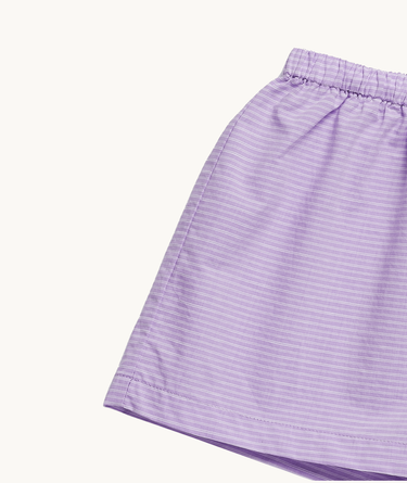 Cotton Shorts Purple