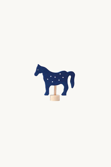 Decorative Figure Blue Horse