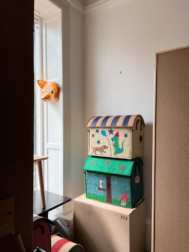 Large Raffia Basket 'Forest'