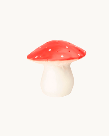 Large Mushroom Lamp Red