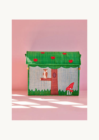 Large Raffia Basket 'Forest'