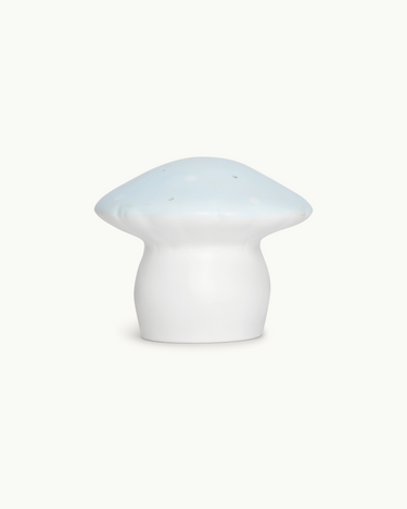 Medium Mushroom Lamp Light Blue