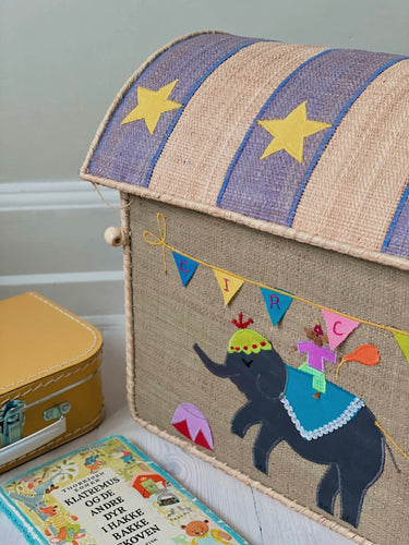 Medium Raffia Basket 'Circus'