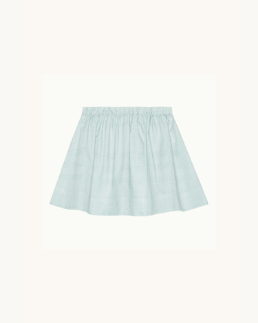 Checkered Blue Skirt