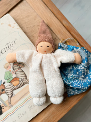 Nucki Rattle Doll Light Brown