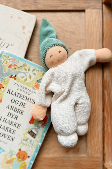 Nucki Rattle Doll Sage