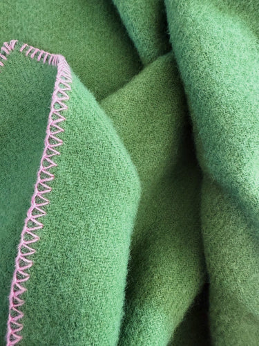 Organic Wool Blanket 65x90 Green