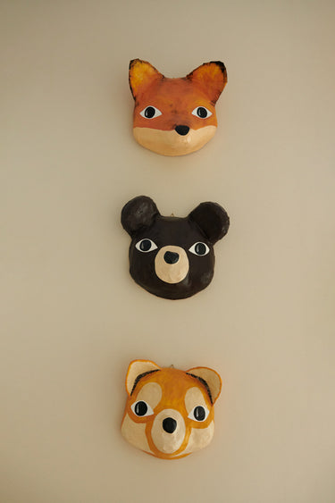 Papier-mâché Mask Fox