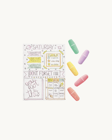 Pastel Highlighter Set