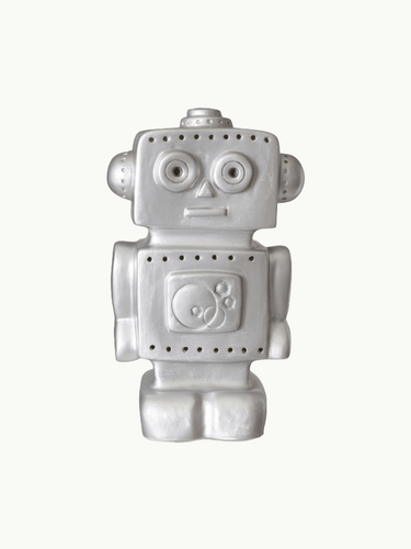 Robot Lamp Silver