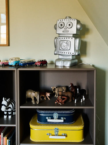 Robot Lamp Silver