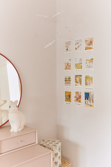 A Year in Postcards 12 Pcs