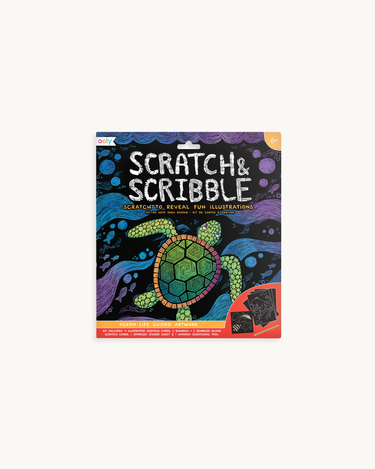Scratch and Scribble Kit 'Ocean Life'