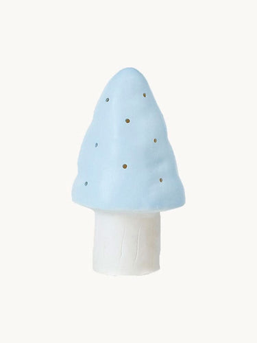 Small Mushroom Lamp Blue