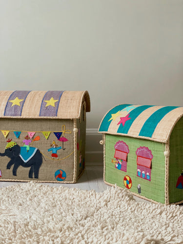 Small Raffia Basket 'Circus'