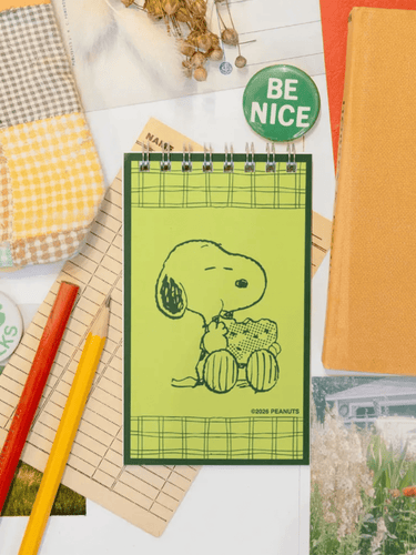 Snoopy Sketchbook Green