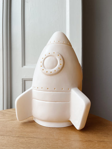 Spaceship Lamp White