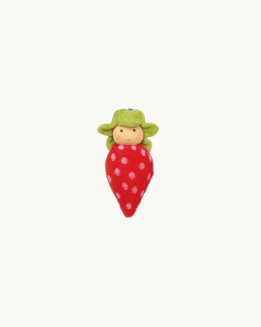 Strawberry Rattle Doll