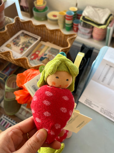 Strawberry Rattle Doll