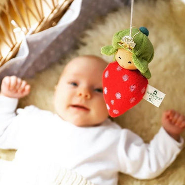 Strawberry Rattle Doll