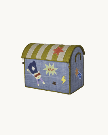 Medium Raffia Basket 'Brown Hero'