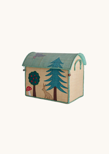 Medium Raffia Basket 'Forest'