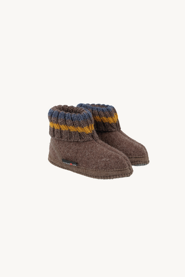 Wool Indoor Shoes Brown