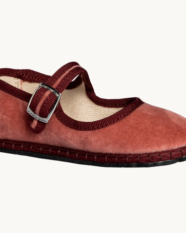 Velvet Shoes Pink