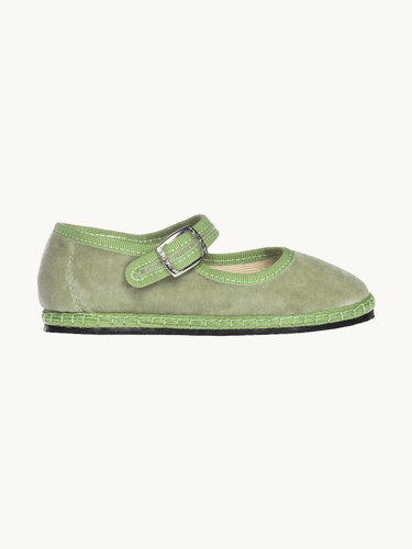 Velvet Shoes Sage