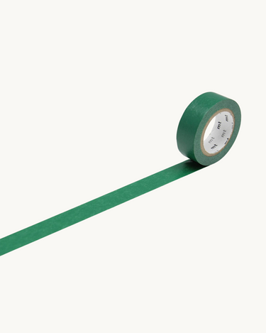 Washi Tape Dark Green Peacock