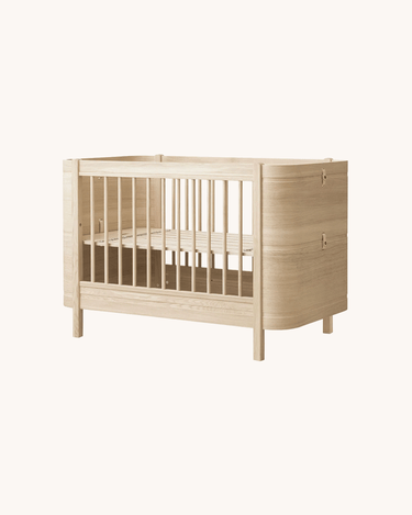 'Wood Mini+' Crib & Conversion Kit