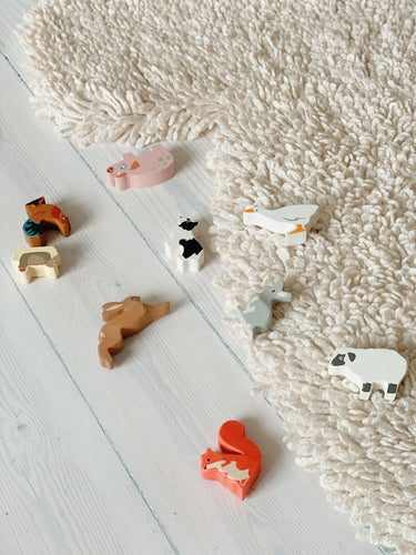 Wooden Animal Sheep